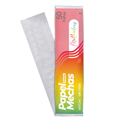 PAPEL PARA MECHAS - MULTICOLORS HIGHLIGHTS PAPER 11*47 - 50 SHEETS RED 
